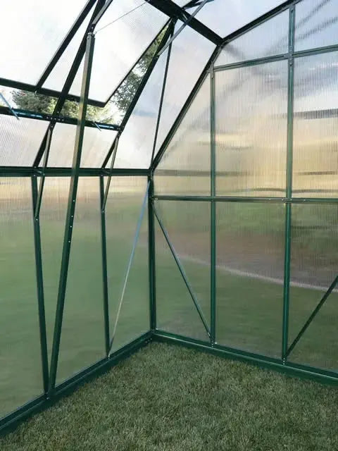 Interior view of Grandio Summit 12x24 greenhouse