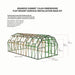 Grandio Summit 12x24 polycarbonate greenhouse
